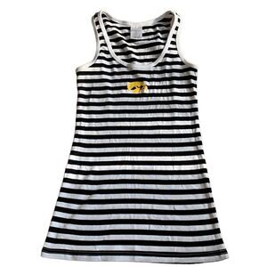 IOWA HAWKEYES vintage tailgate tank top black striped size women’s large